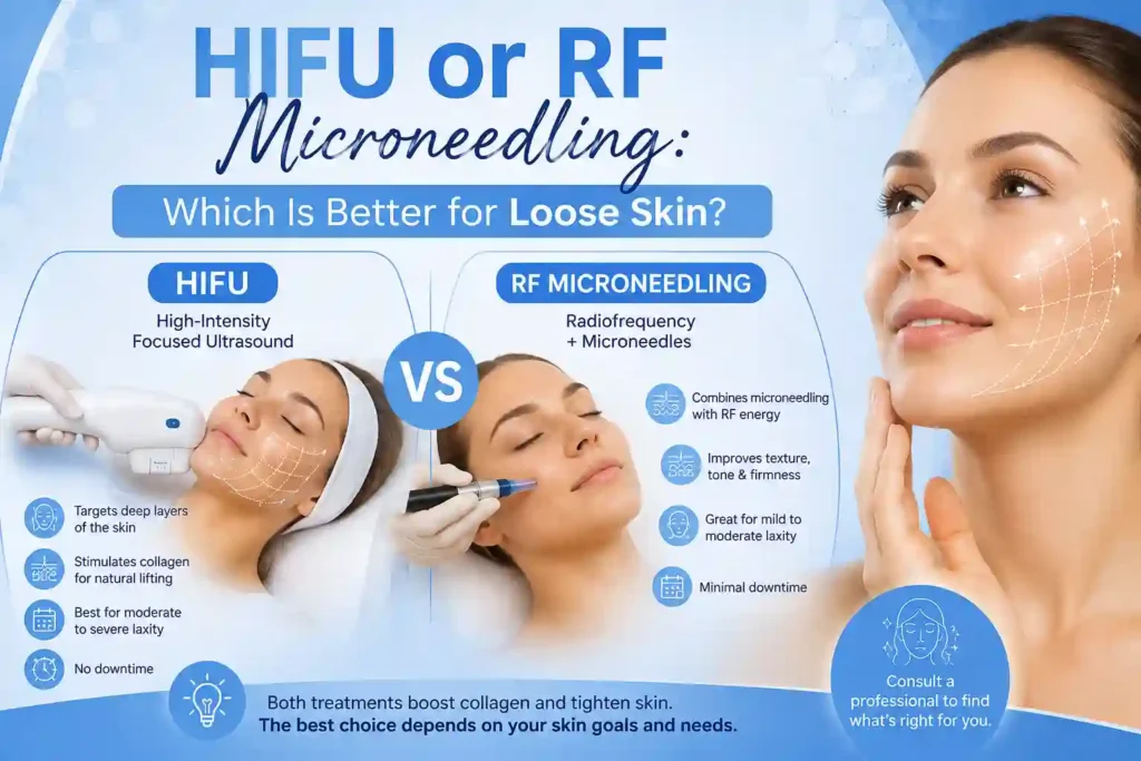 Lost the Weight but Not the Loose Skin? What You Should Know 2 HIFU or RF Microneedling: Which Is Better for Loose Skin Merthyr Tydfil?